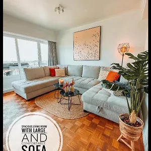 Appartement Casa Mare Hartje Met Gratis Parking, Ostende